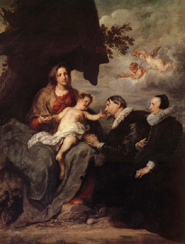 Anthony Van Dyck La Vierge aux donateurs china oil painting image